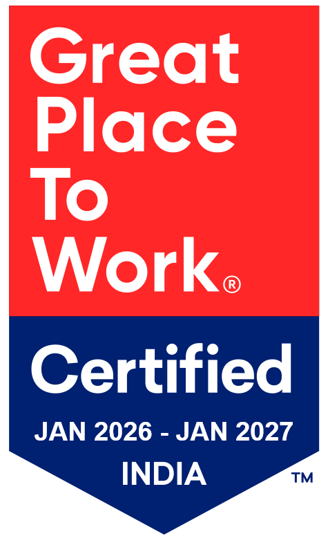 Great Place To Work Certified — Jan 2026 to Jan 2027, India